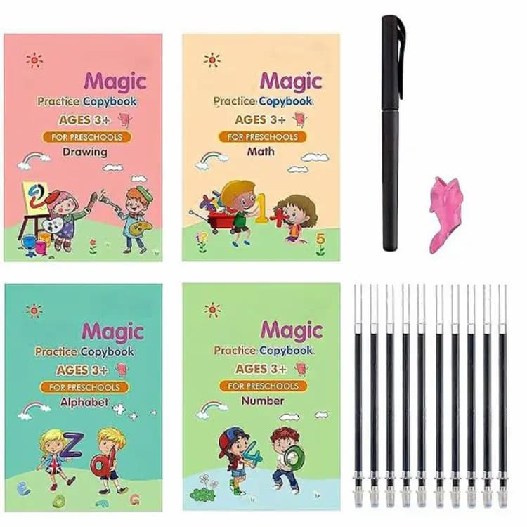 Pack of 8 Reusable Sank Magic Practice