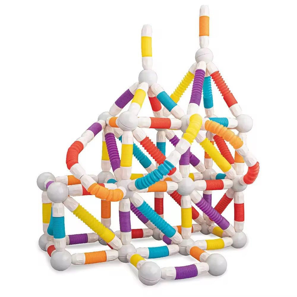 Flexible Magnetic Tube Building Blocks