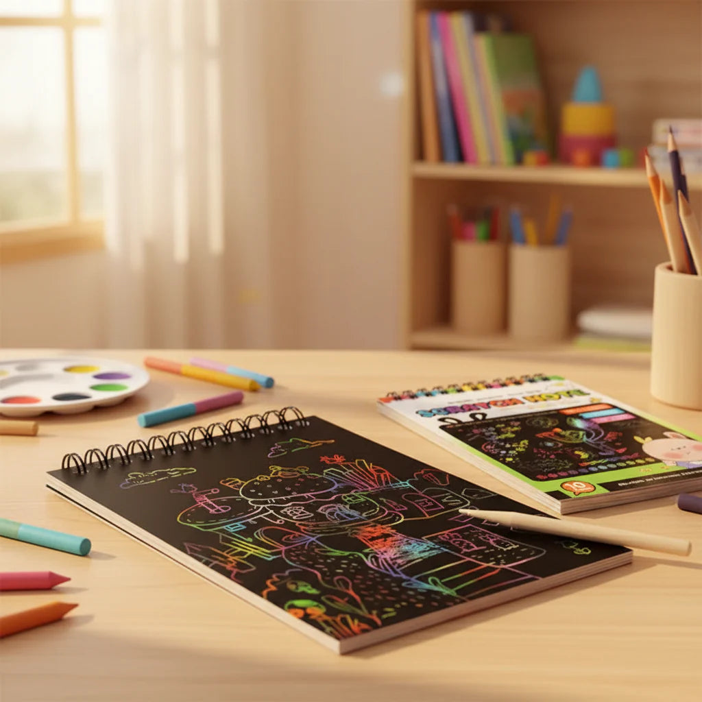 Magic Scratch Art Notebook Set for Kids