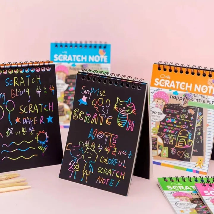 Magic Scratch Art Notebook Set for Kids