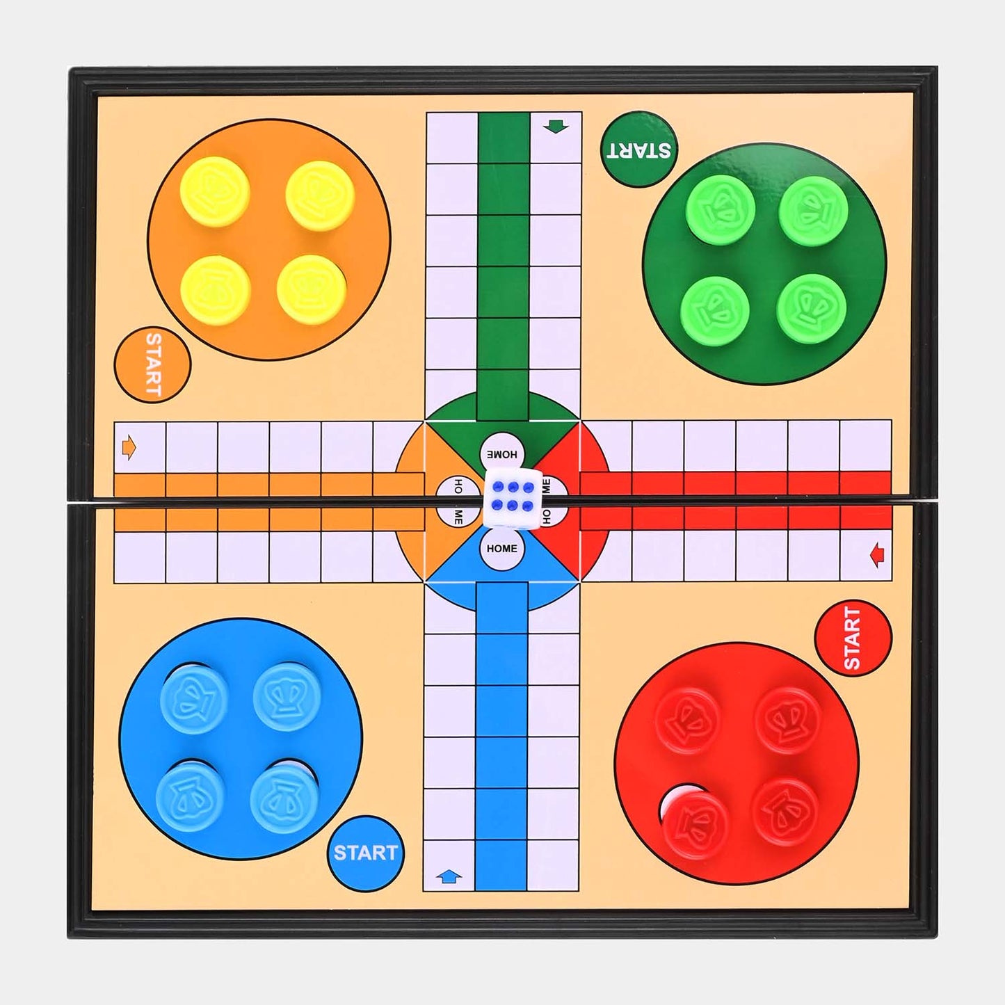 Childs Intelligence Magnetic Ludo Game
