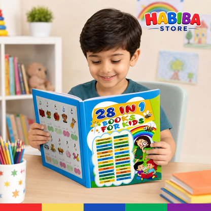 28-in-1 Educational Activity Book – Learning Workbook for Toddlers