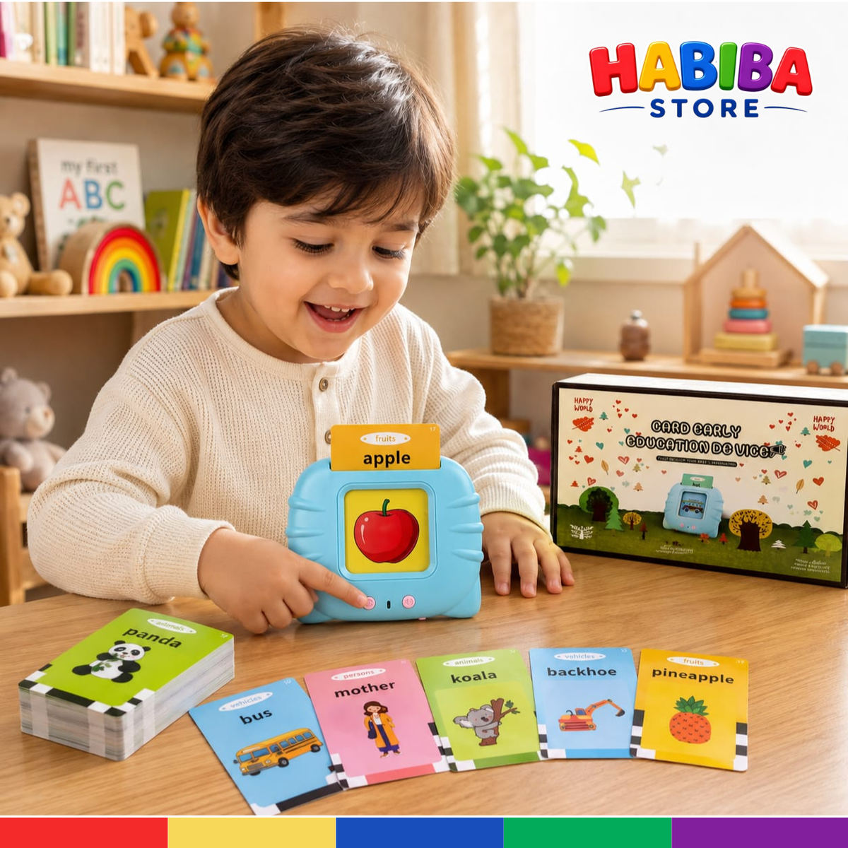 Talking Flash Cards for Kids – Interactive Learning Toy with 224 Sight Words