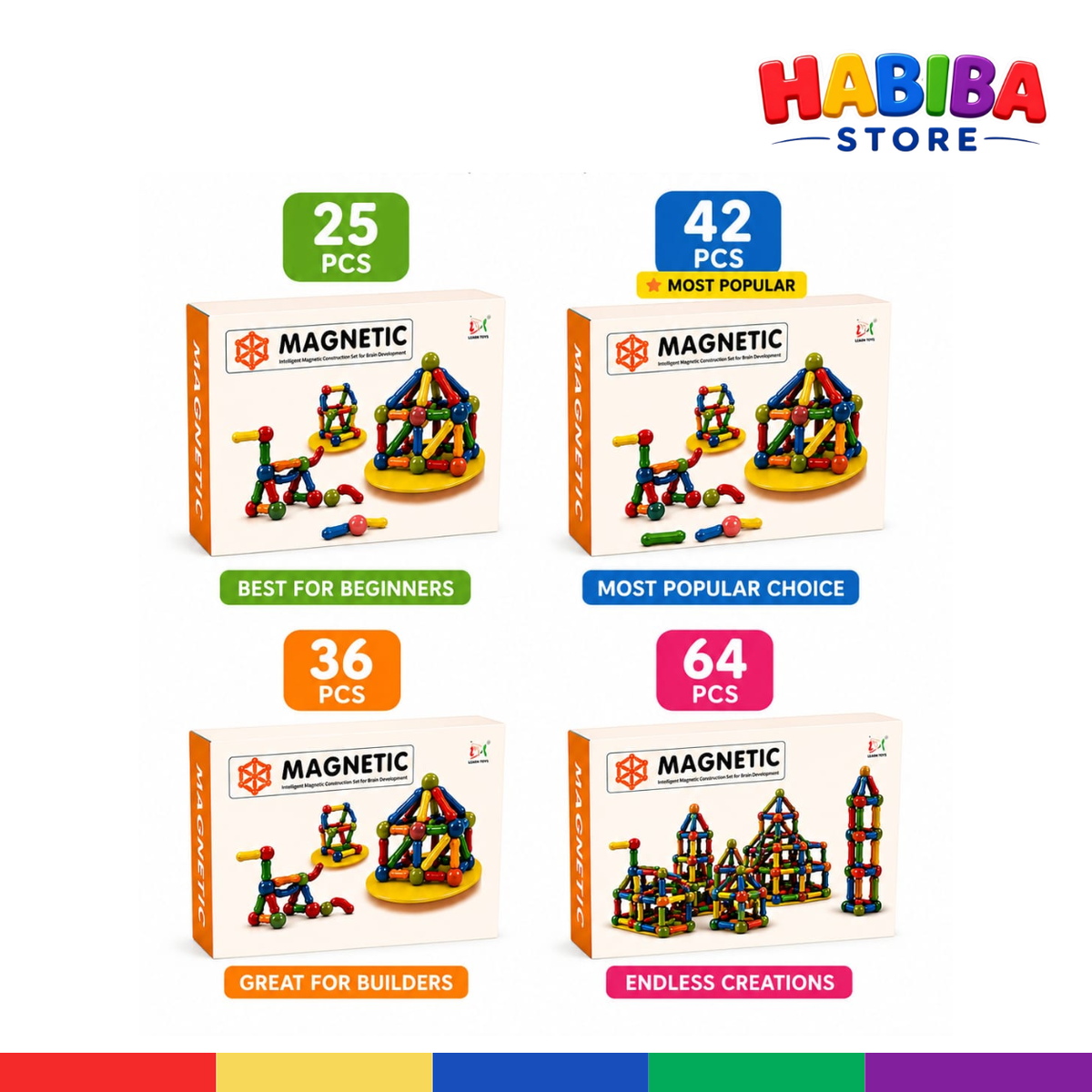Magnetic Building Blocks | STEM Educational Construction Toy