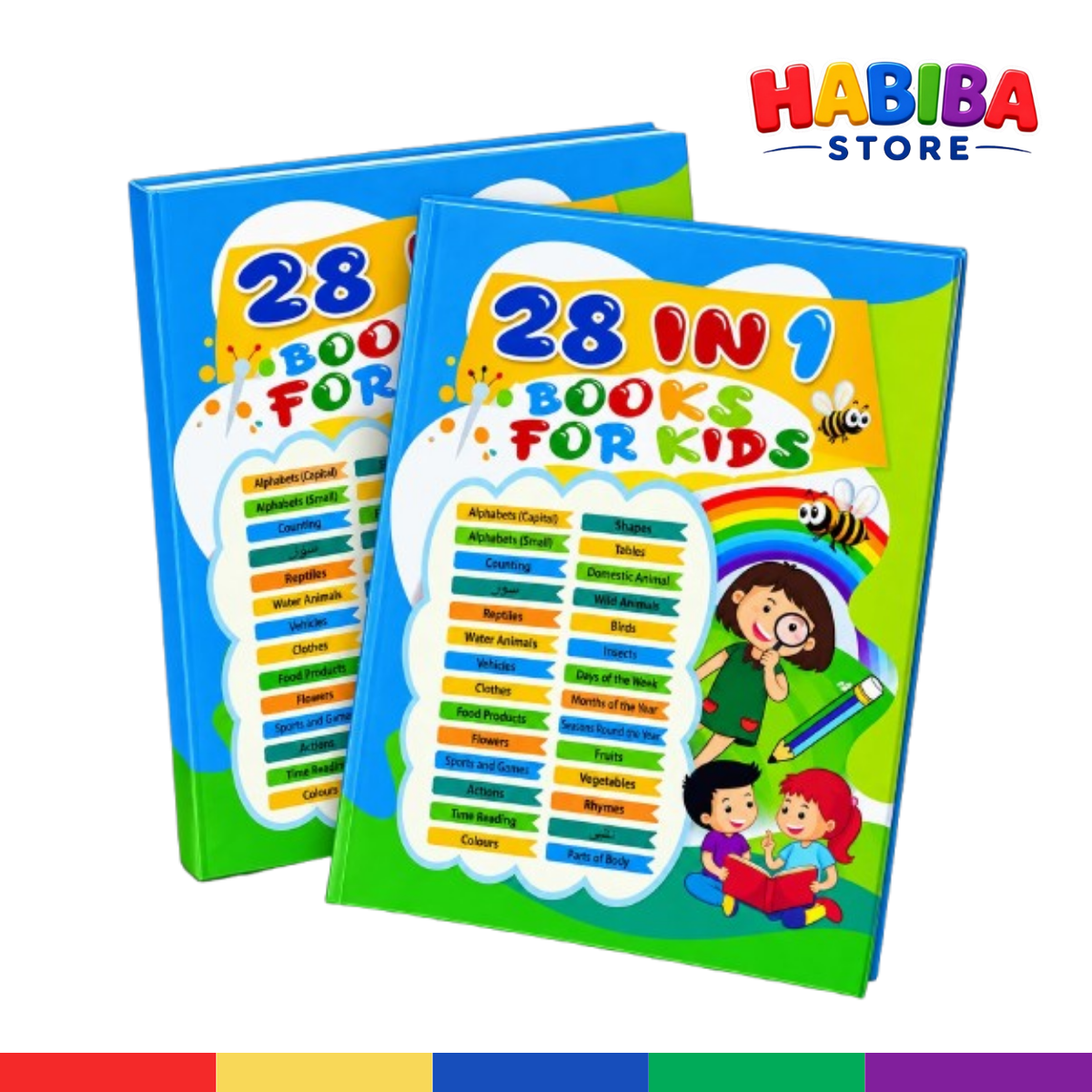 28-in-1 Educational Activity Book – Learning Workbook for Toddlers