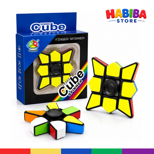 3x3 Spinner Cube – Fidget Spinner Speed Cube Puzzle