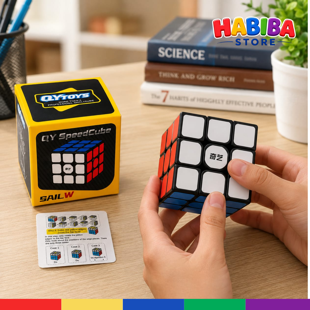 QiYi Sail W 3x3 Speed Cube – Professional Magic Puzzle Cube