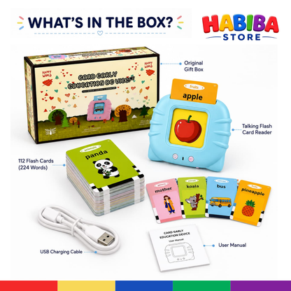 Talking Flash Cards for Kids – Interactive Learning Toy with 224 Sight Words