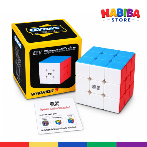 QiYi 3x3 Speed Cube – Stickerless Magic Cube Puzzle