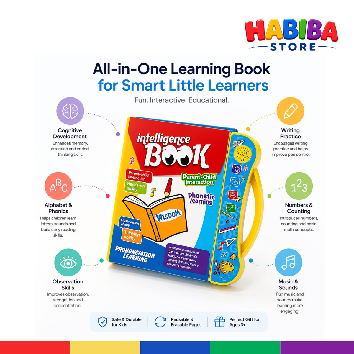 Intelligence Study Book – Educational Brain Training Activity Book