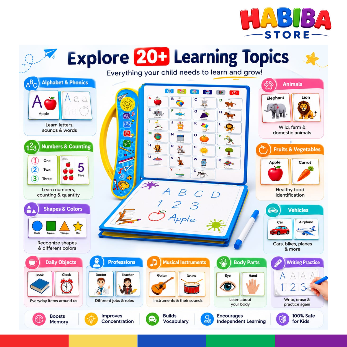 Intelligence Study Book – Educational Brain Training Activity Book