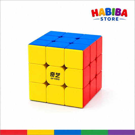QiYi 3x3 Speed Cube – Stickerless Magic Cube Puzzle