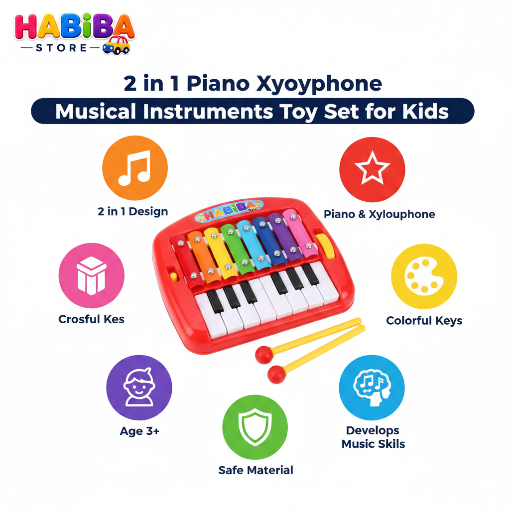 Piano Xylophone Set