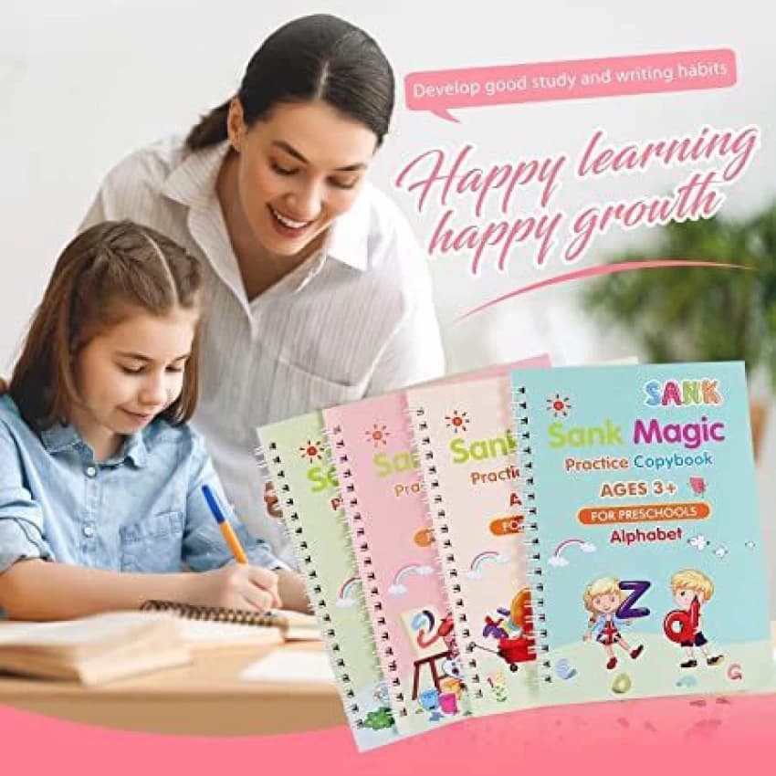 Pack of 8 Reusable Sank Magic Practice