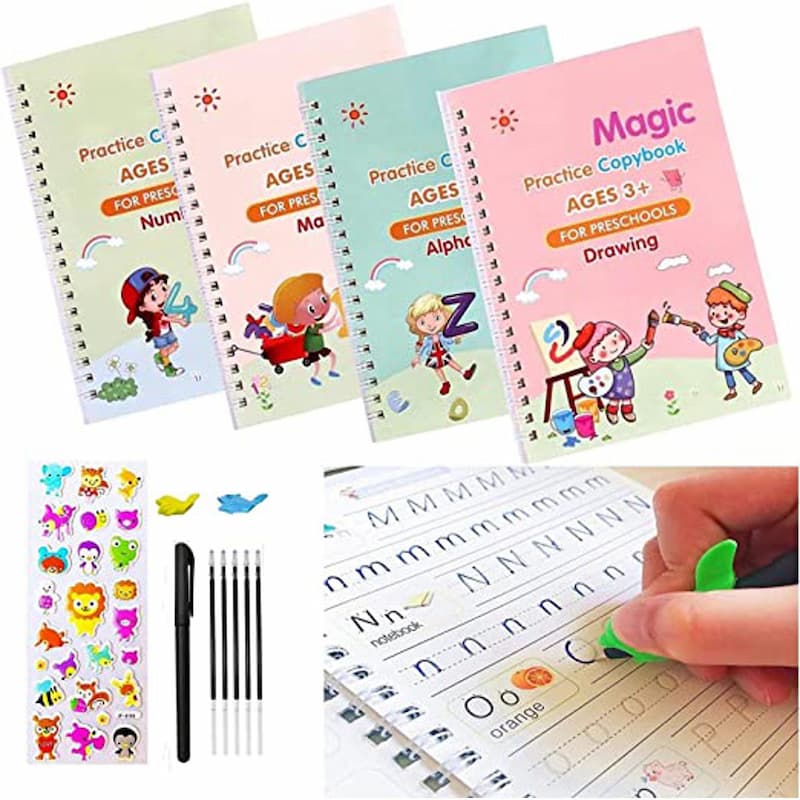 Pack of 8 Reusable Sank Magic Practice